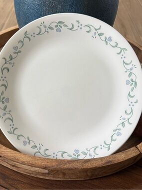 Lot Of 3 Dinner Plates 10in Corelle Vitrelle Country Cottage Chip Break Resistan
